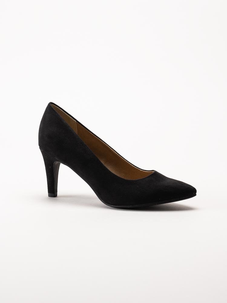 S.Oliver - Svarta pumps i mockaimitaion