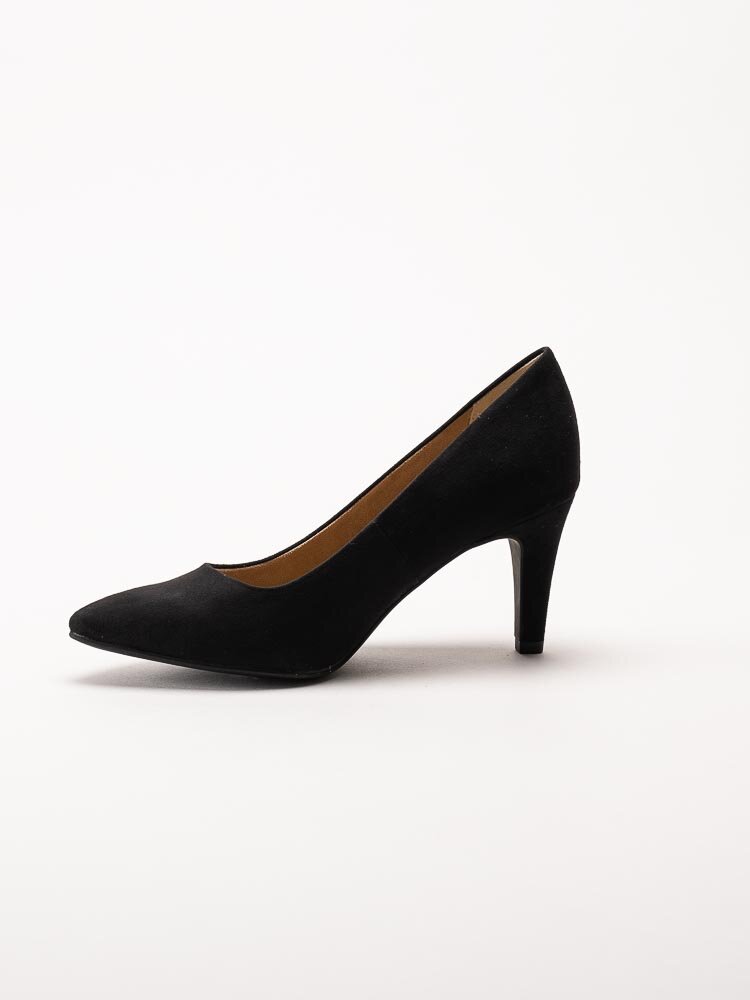 S.Oliver - Svarta pumps i mockaimitaion