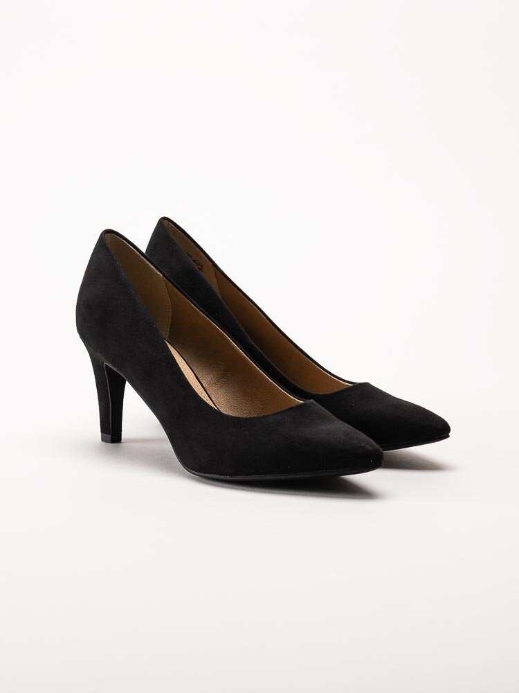 S.Oliver - Svarta pumps i mockaimitaion