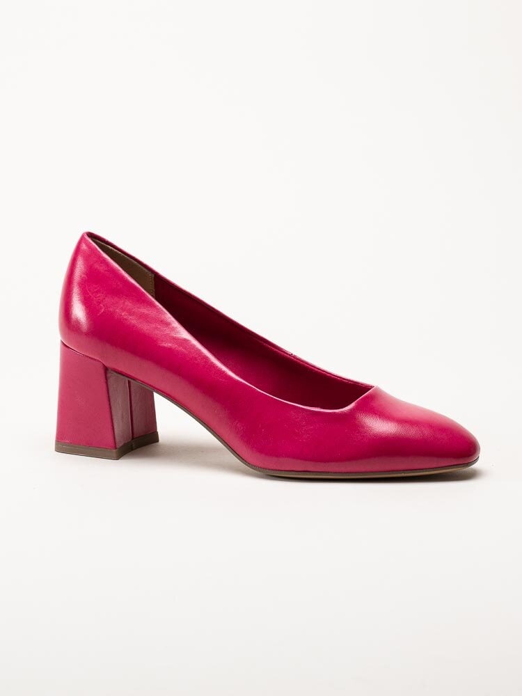 Tamaris - Rosa pumps i skinn