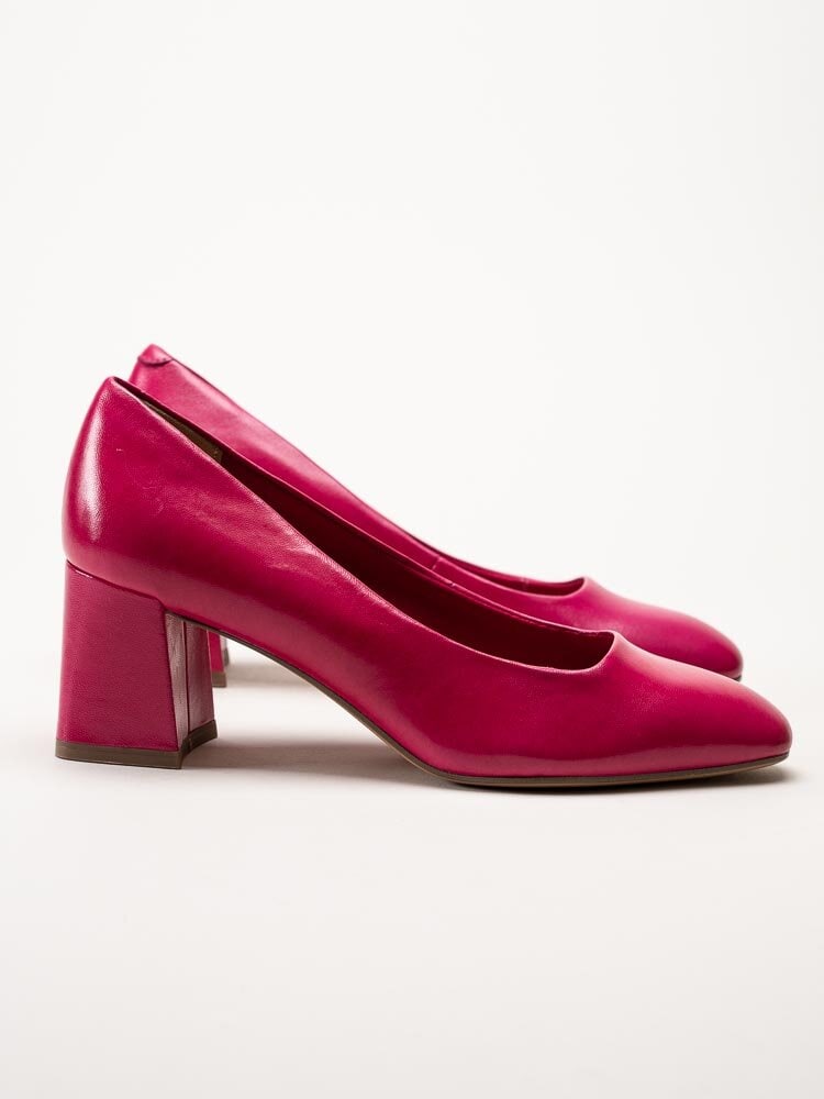 Tamaris - Rosa pumps i skinn