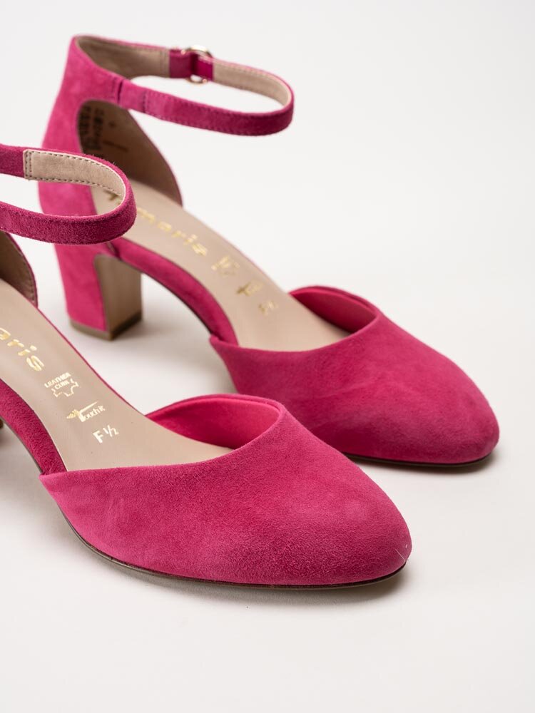 Tamaris - Rosa pumps i mocka