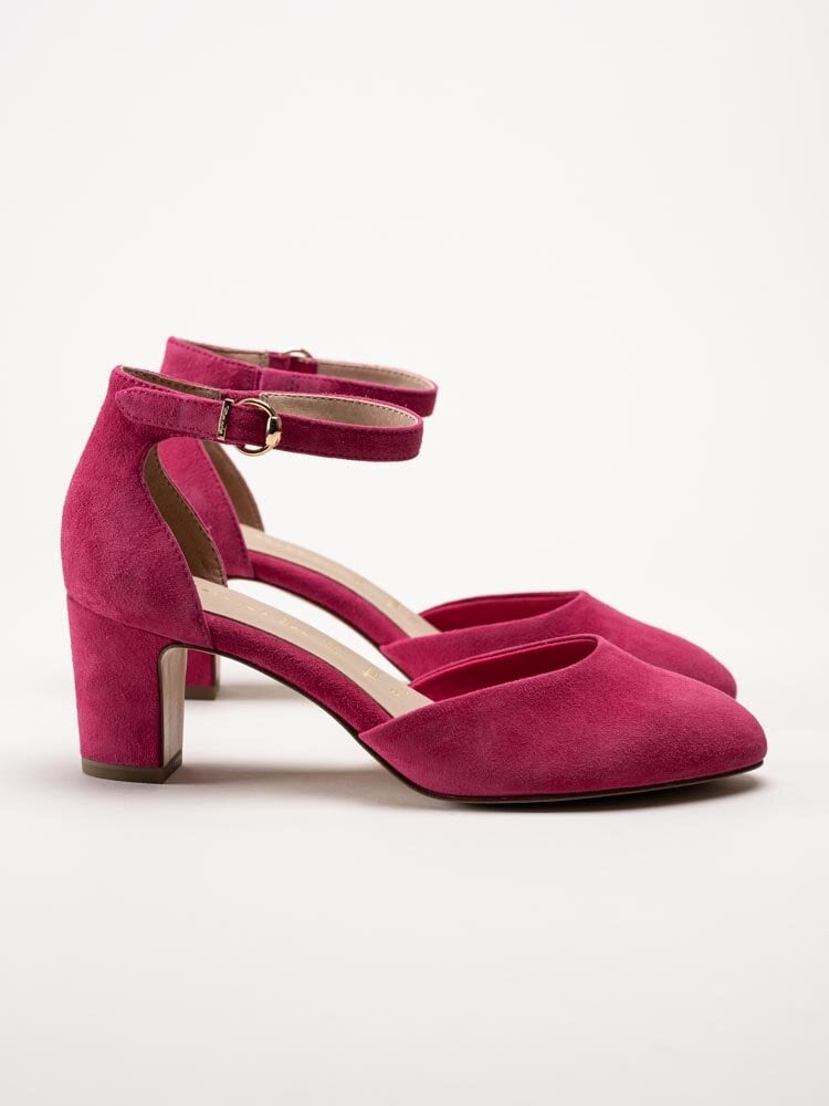 Tamaris - Rosa pumps i mocka