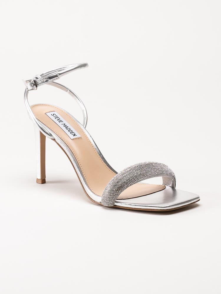 Steve Madden - Entice-R - Silvermetallic sandaletter med glitter