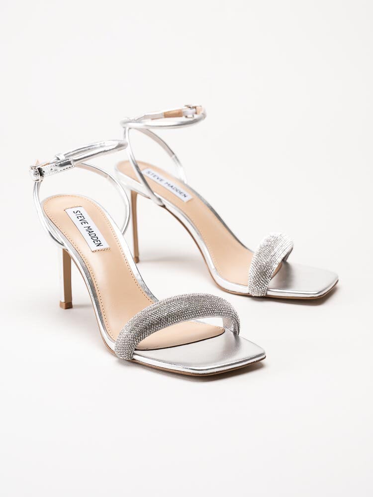 Steve Madden - Entice-R - Silvermetallic sandaletter med glitter