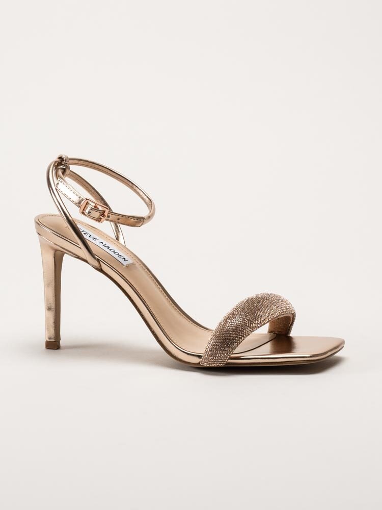 Steve Madden - Entice-R - Rosefärgade sandaletter med glitter