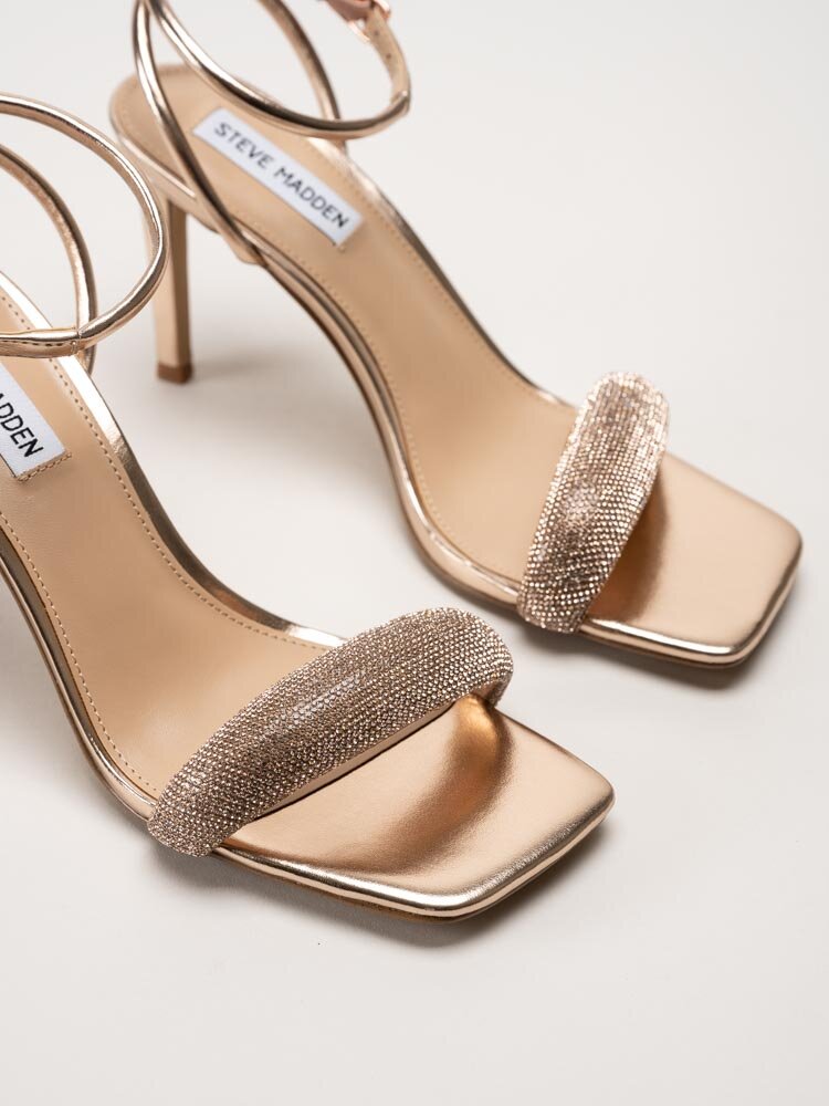 Steve Madden - Entice-R - Rosefärgade sandaletter med glitter