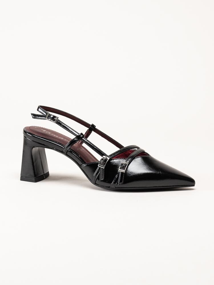 Tamaris - Svarta slingback pumps