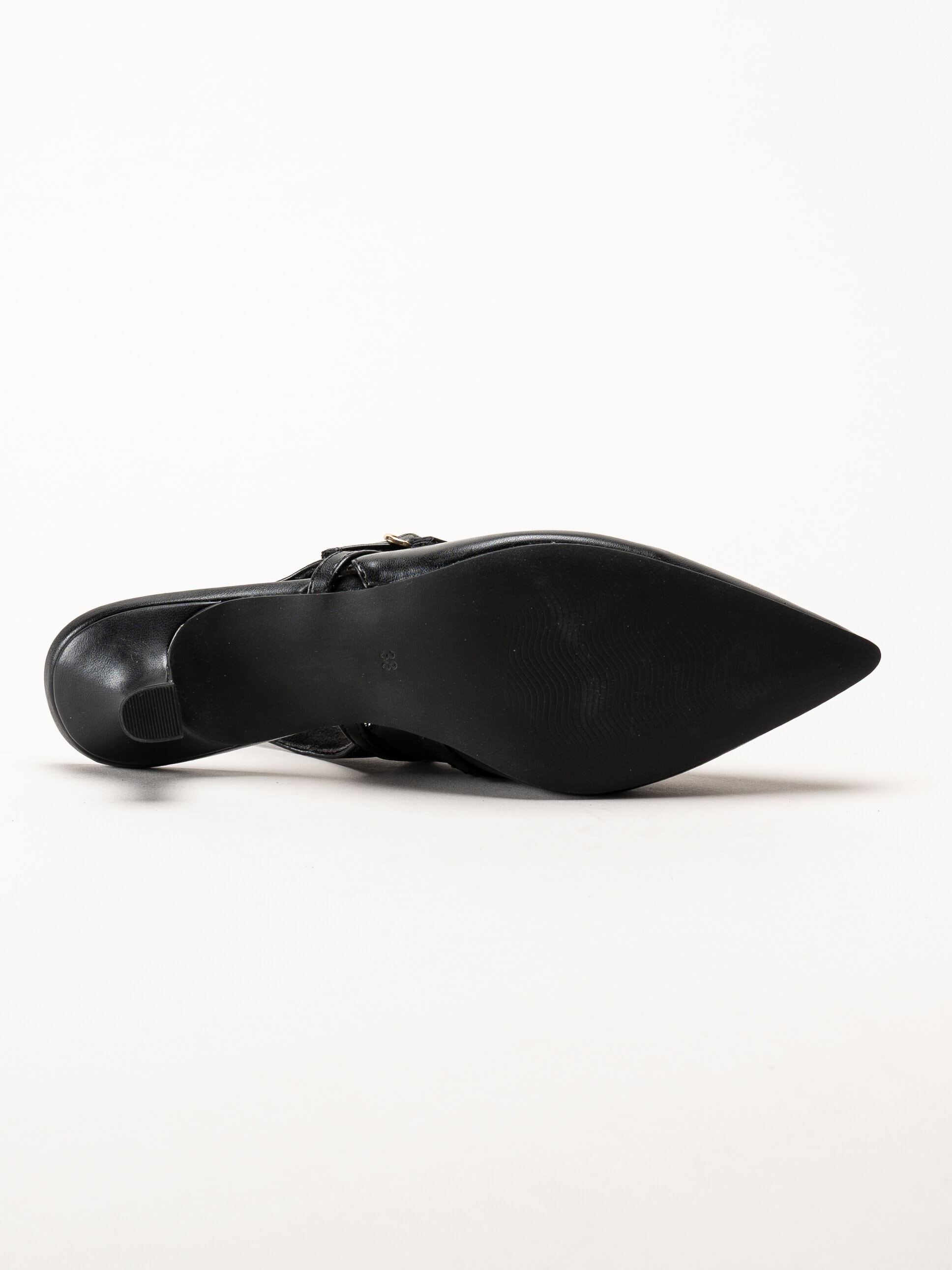 Marco Tozzi - Svarta slingback pumps med taxklack