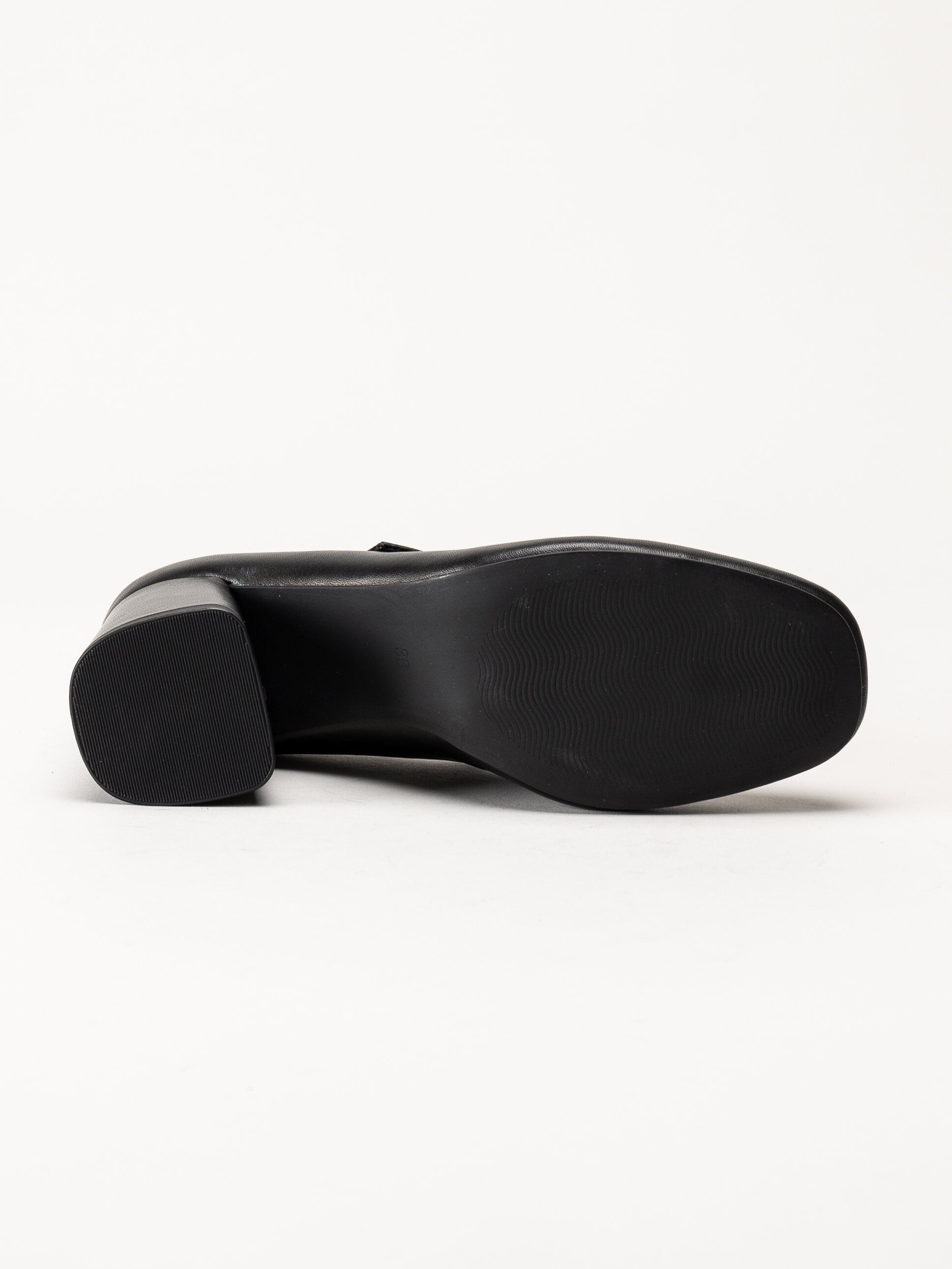 Marco Tozzi - Svarta pumps med slejf