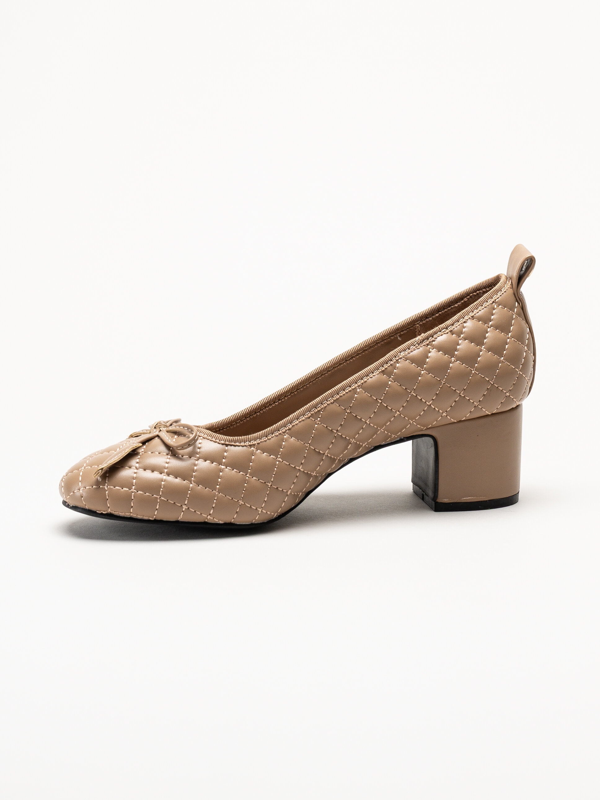 Ilse Jacobsen - Altura03 - Beige quiltad pumps