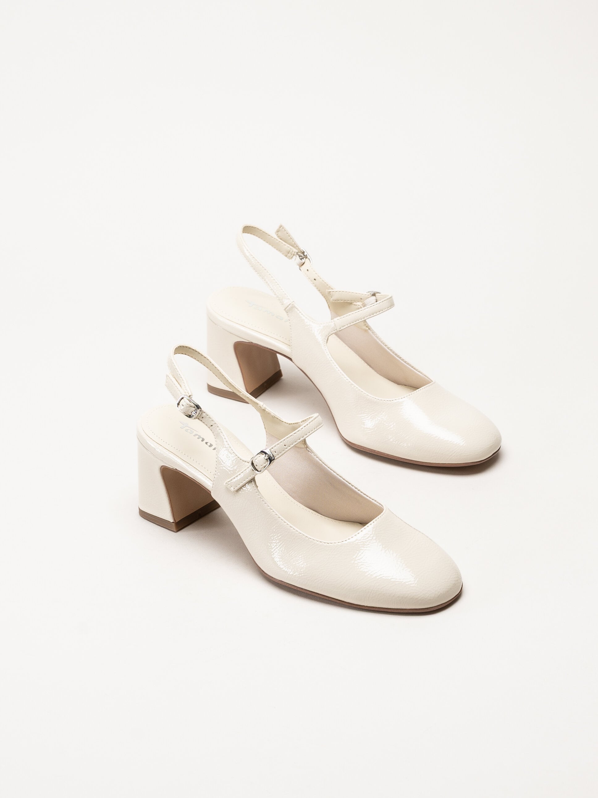 Tamaris - Beige slingback pumps
