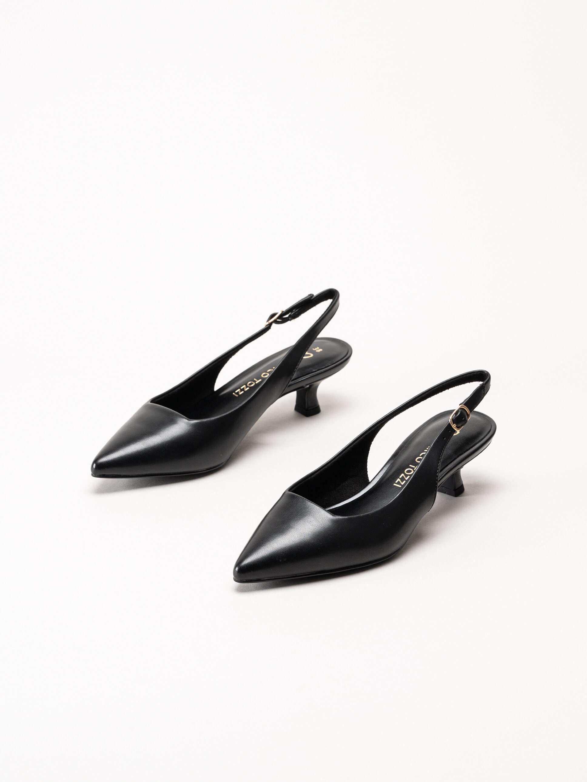 Marco Tozzi - Svarta slingback pumps