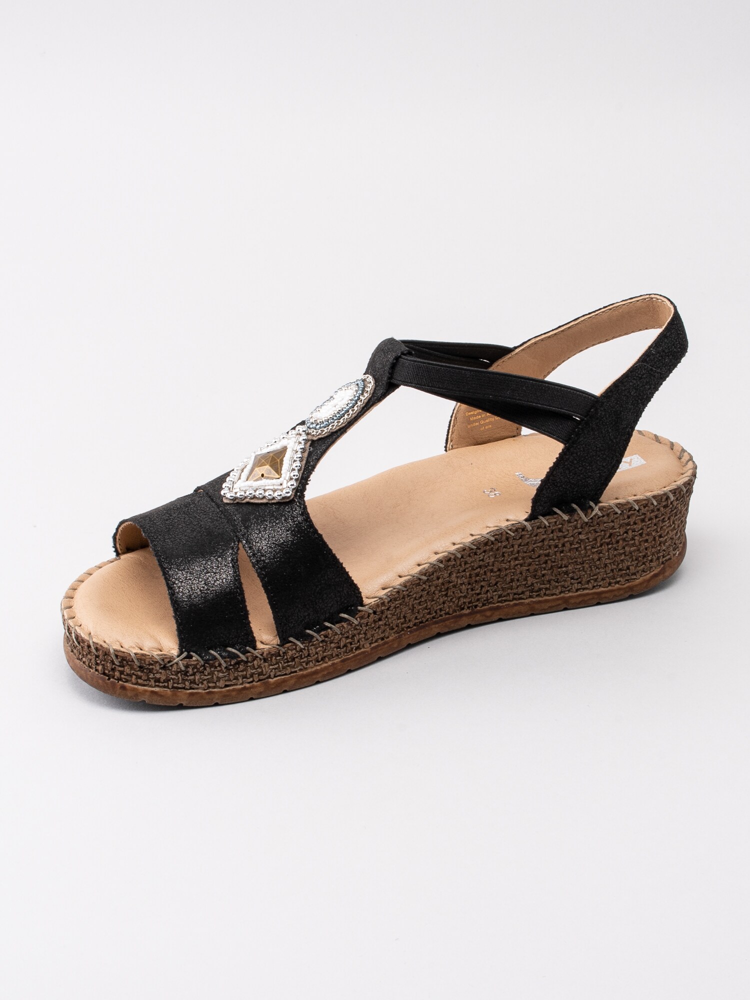 06191002 Jenny by Ara Marrakesch 2217732-01 svart kilklackad sandal-2