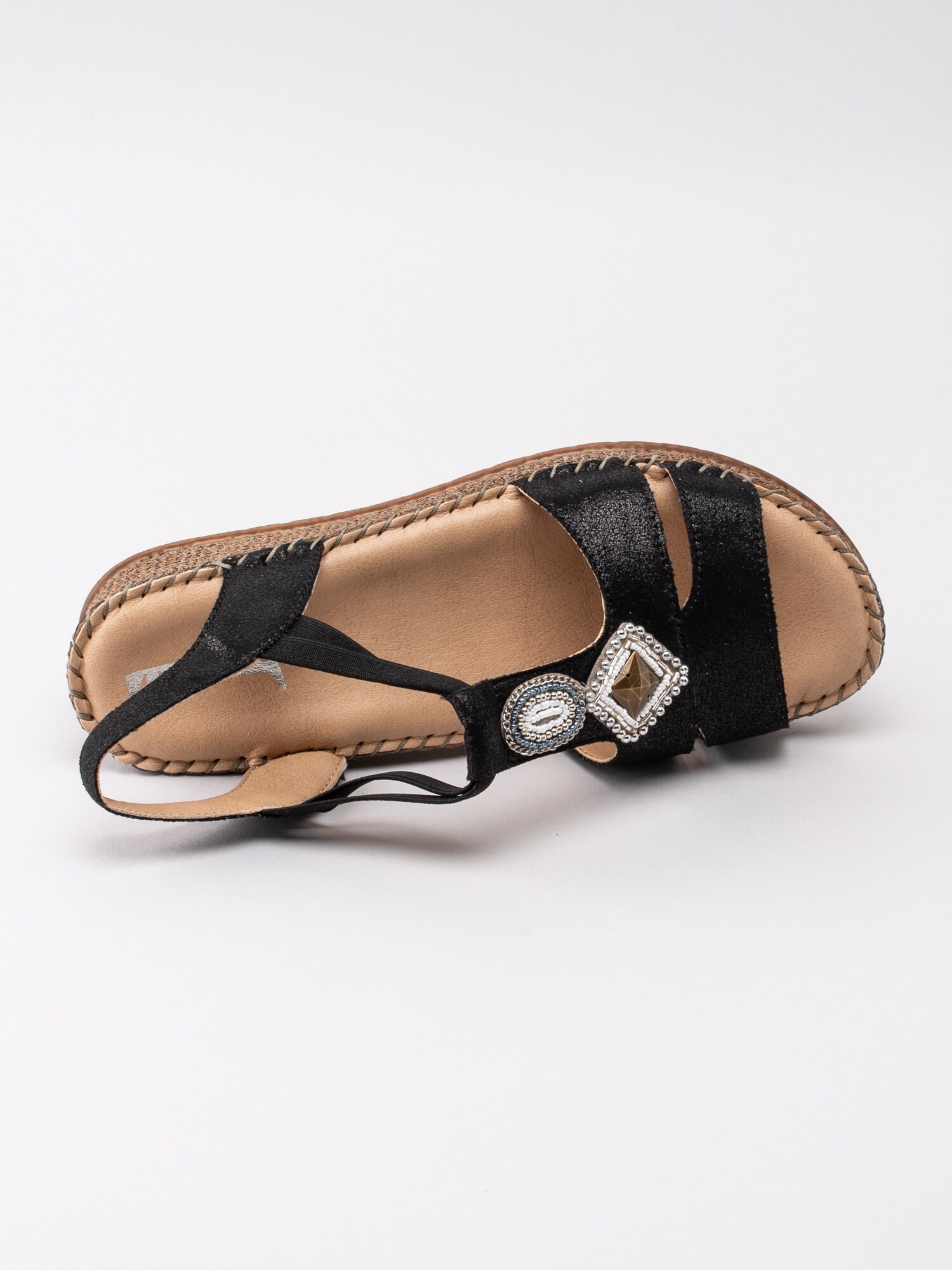 06191002 Jenny by Ara Marrakesch 2217732-01 svart kilklackad sandal-4