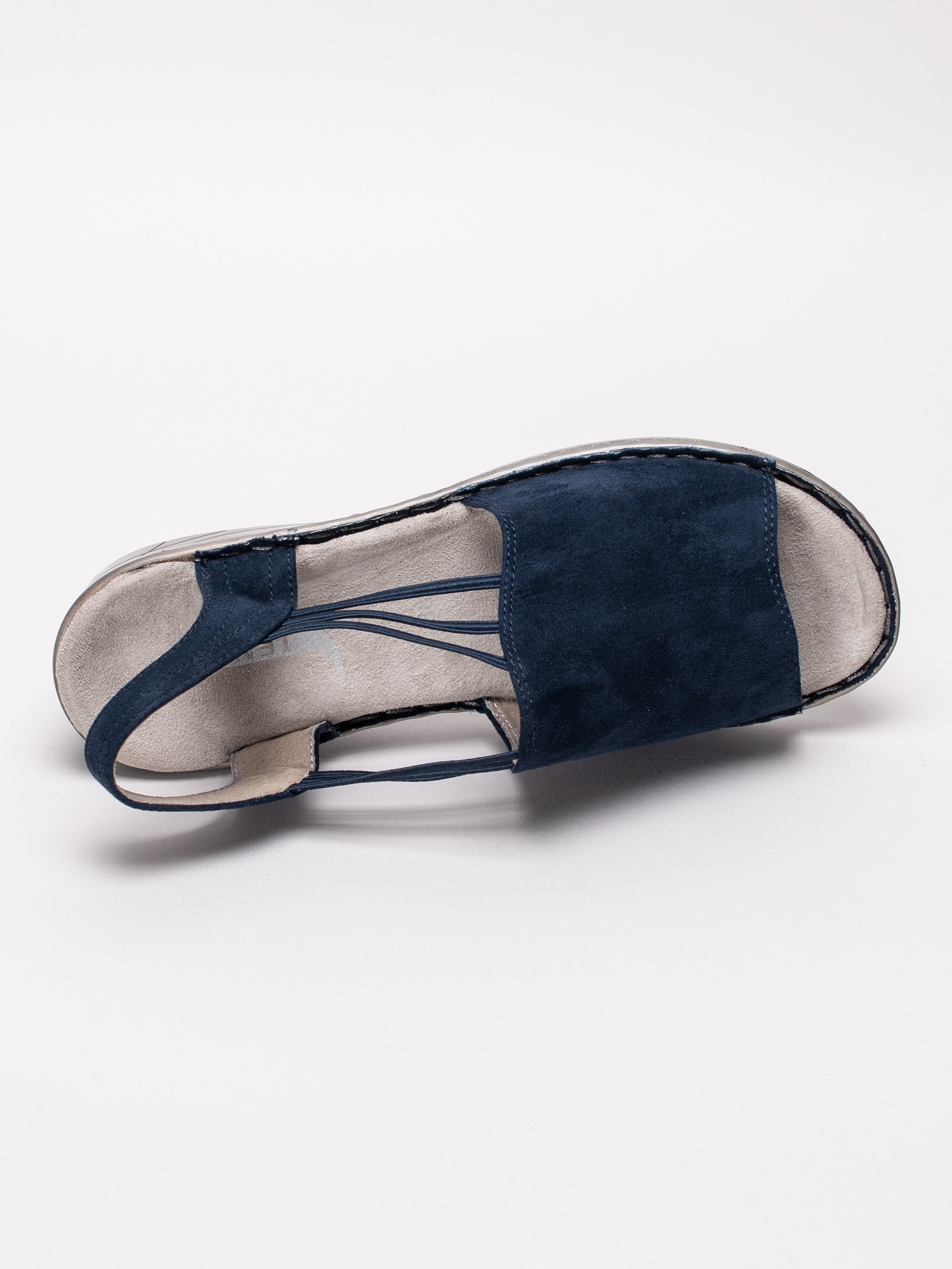 06191004 Jenny By Ara Korsika III mörkblå slip on sandaler med resåromtag-4