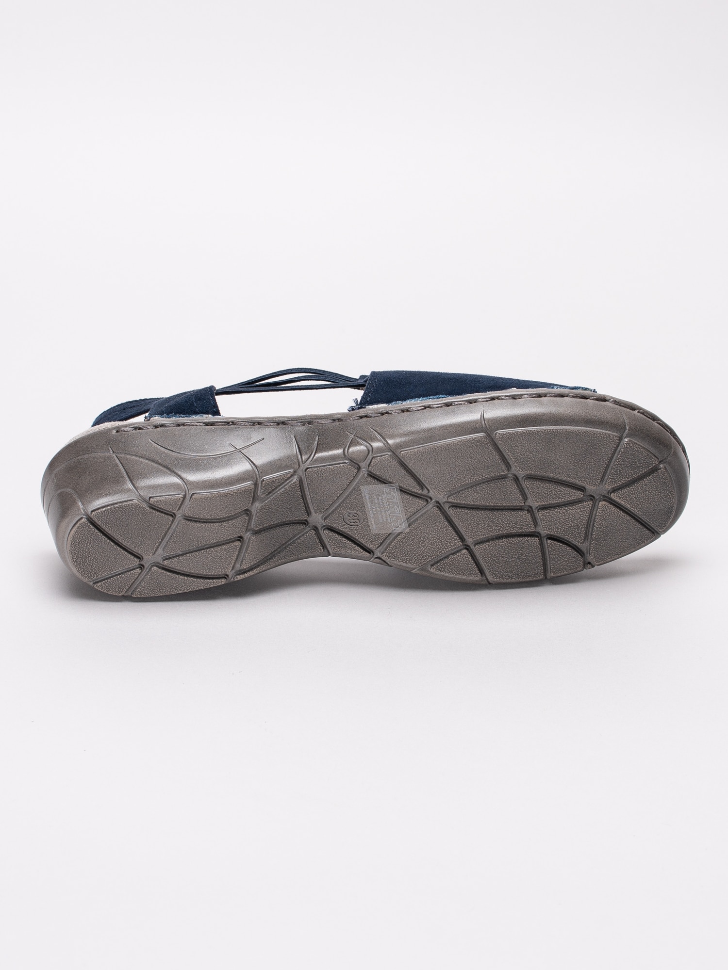 06191004 Jenny By Ara Korsika III mörkblå slip on sandaler med resåromtag-5