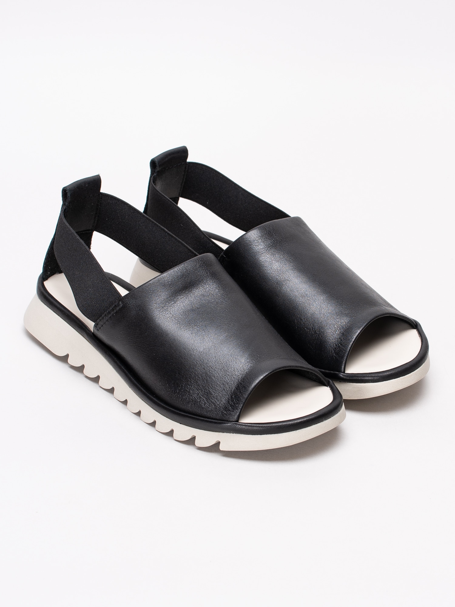 06191005 Flexx Wat Is Wav Black svarta sandaler med resåromtag-3