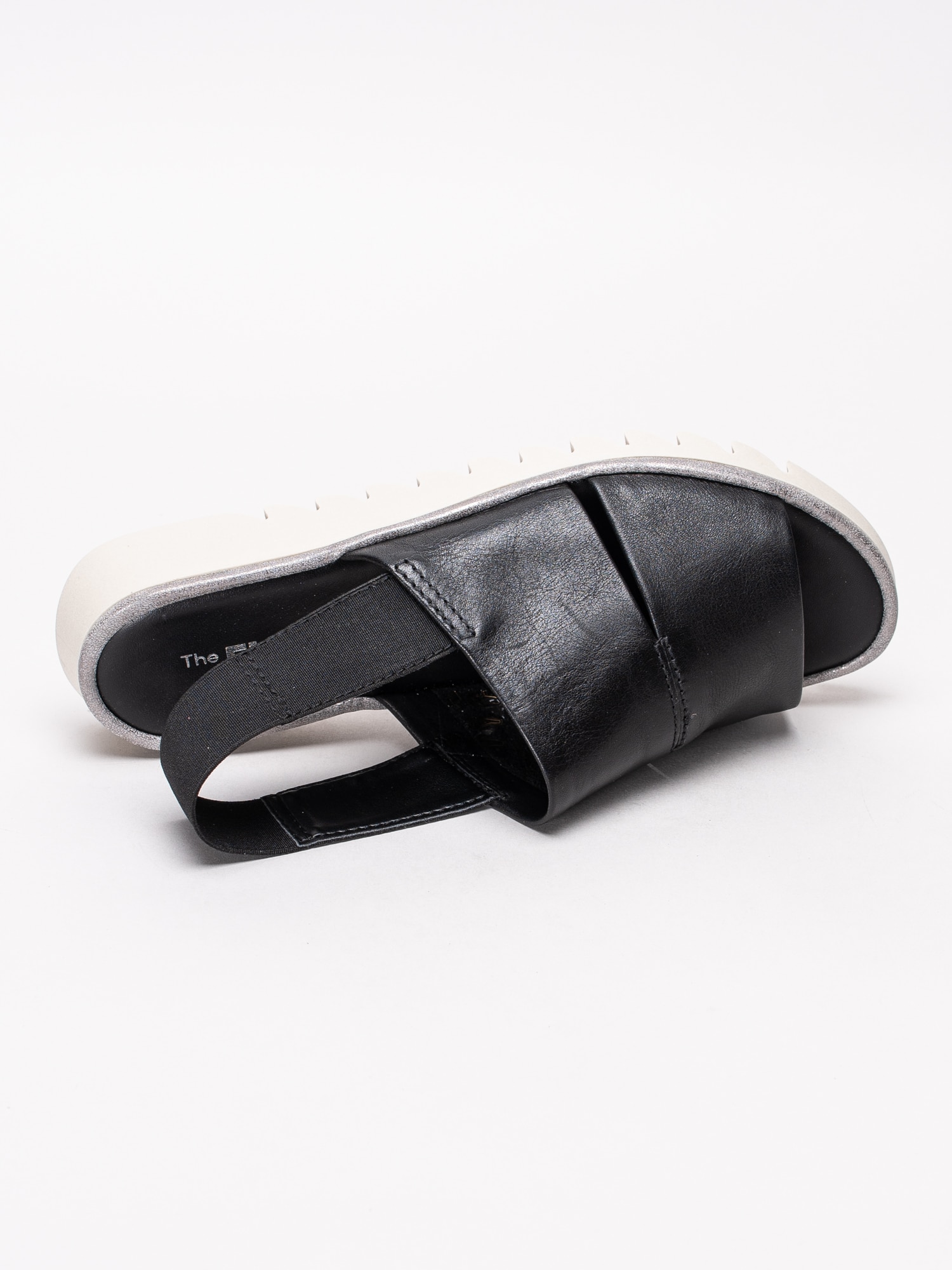 06191006 Flexx Wave Off Black svarta sandaler med hälrem i resår-4