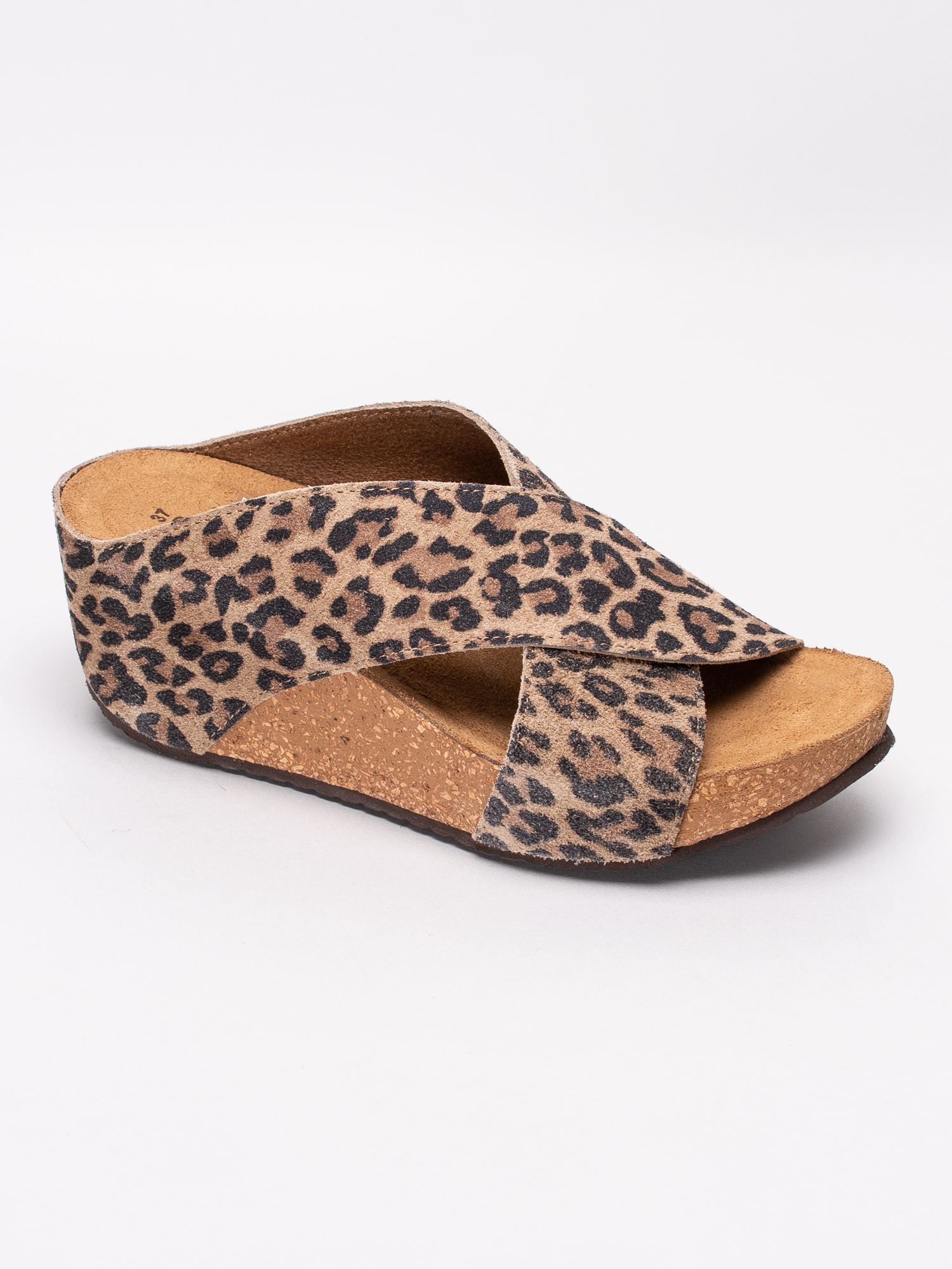 06191026 Copenhagen Shoes Frances CS1851-048 bruna leopard mönstrade slip ins sandaletter-1