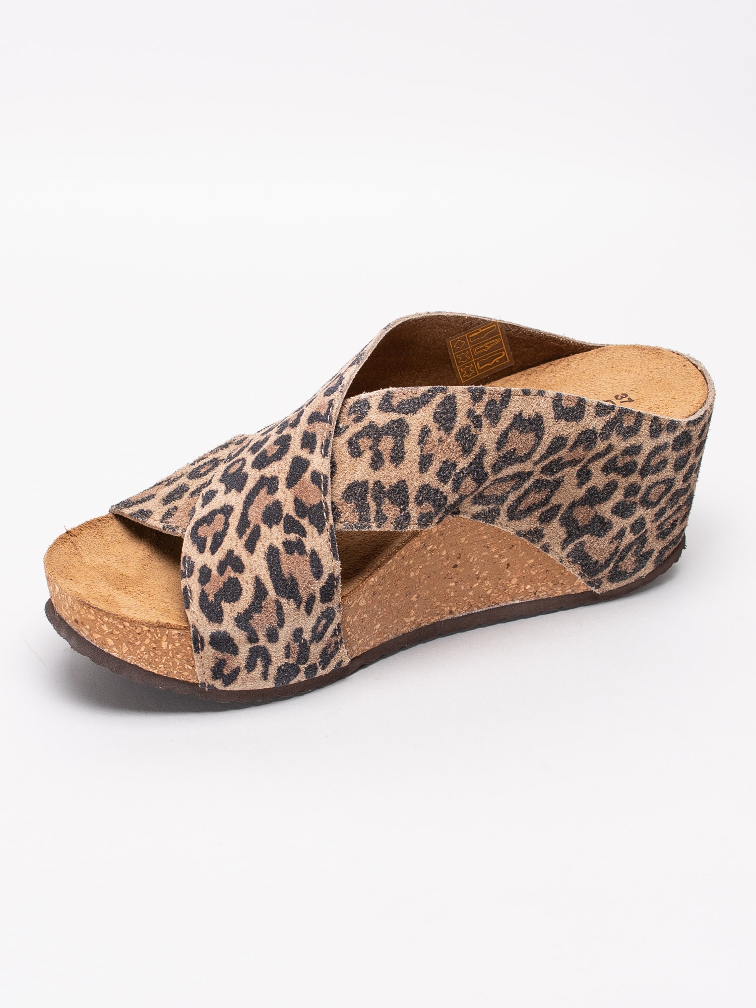 06191026 Copenhagen Shoes Frances CS1851-048 bruna leopard mönstrade slip ins sandaletter-2