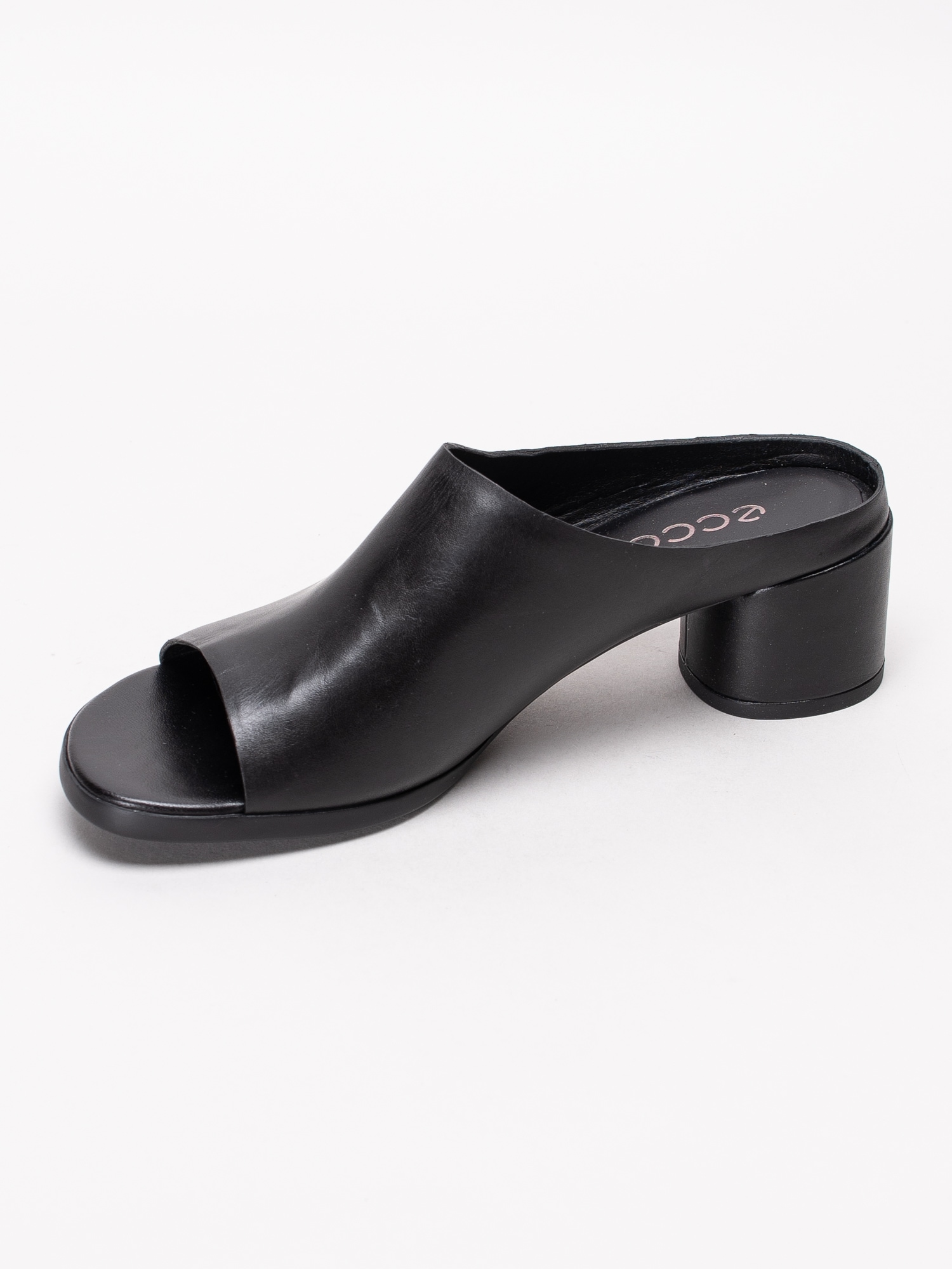 06191037 Ecco Shape Block Sandal 45 280313-01001 svarta slip in sandaler med klack-2