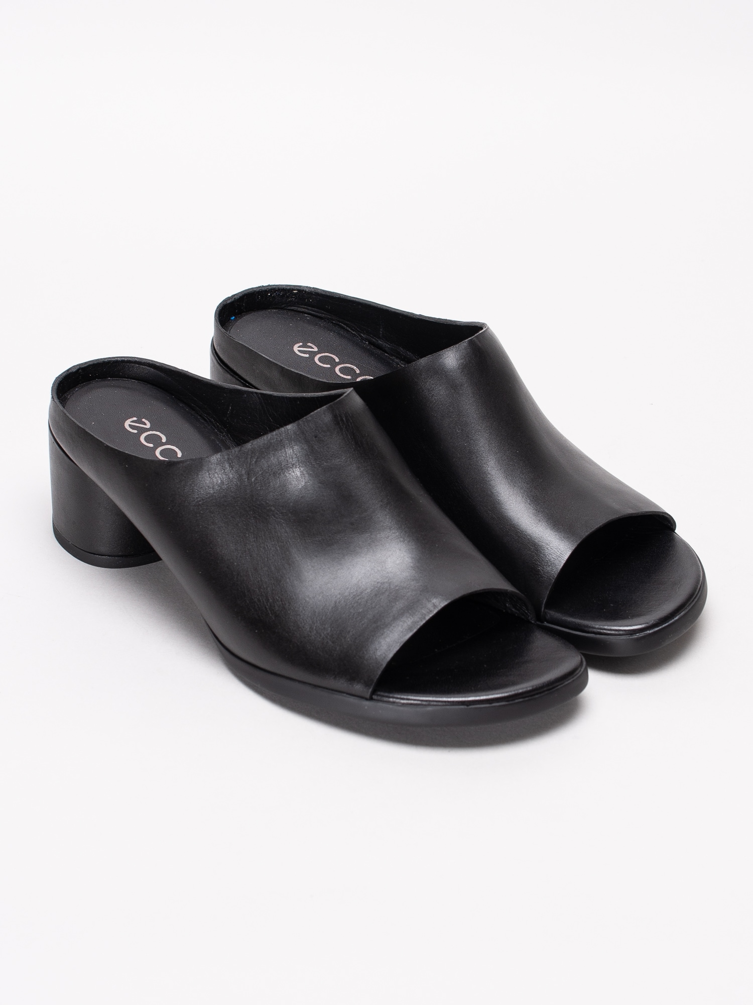 06191037 Ecco Shape Block Sandal 45 280313-01001 svarta slip in sandaler med klack-3