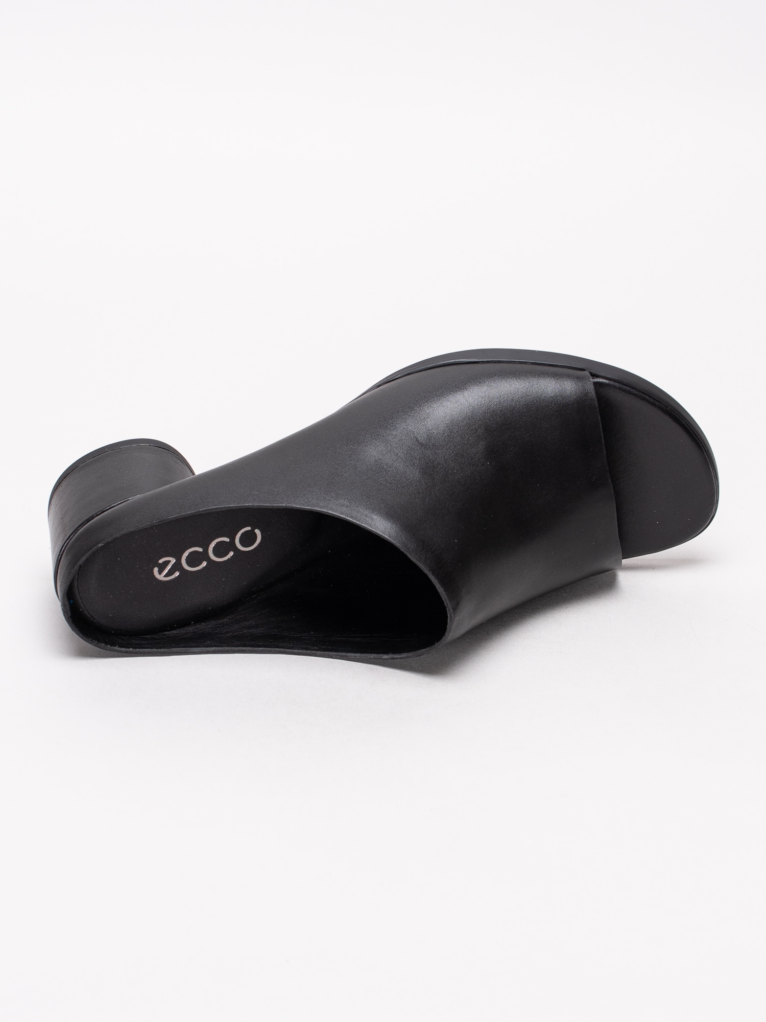 06191037 Ecco Shape Block Sandal 45 280313-01001 svarta slip in sandaler med klack-4