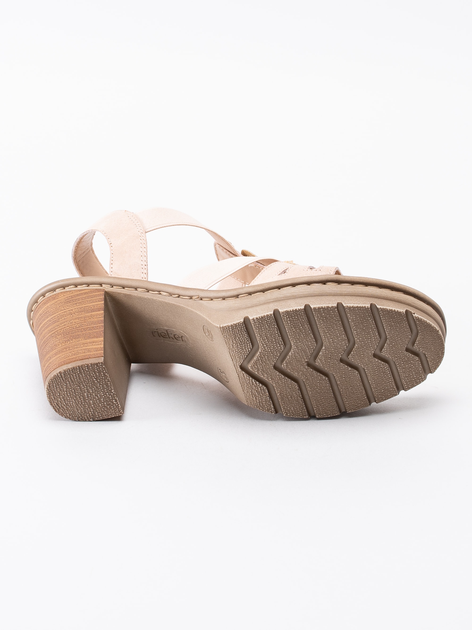 06191086 Rieker V1587-31 rosa sandaletter med resår-5