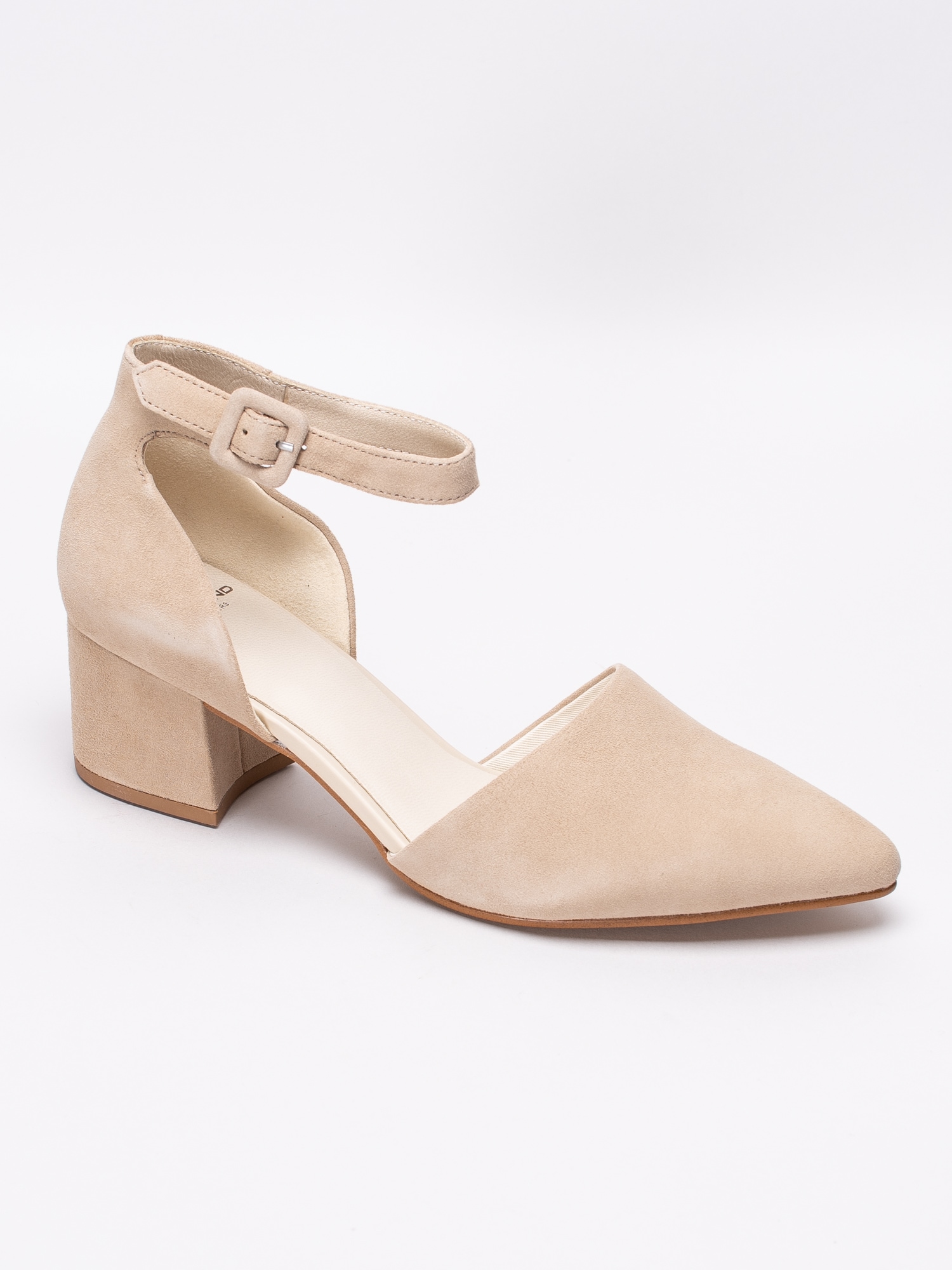 06191106 Vagabond Mya 4519-040-07 beige pumps med vristrem-1