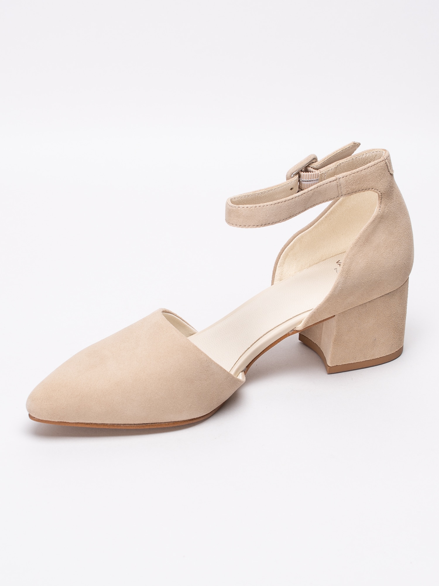 06191106 Vagabond Mya 4519-040-07 beige pumps med vristrem-2