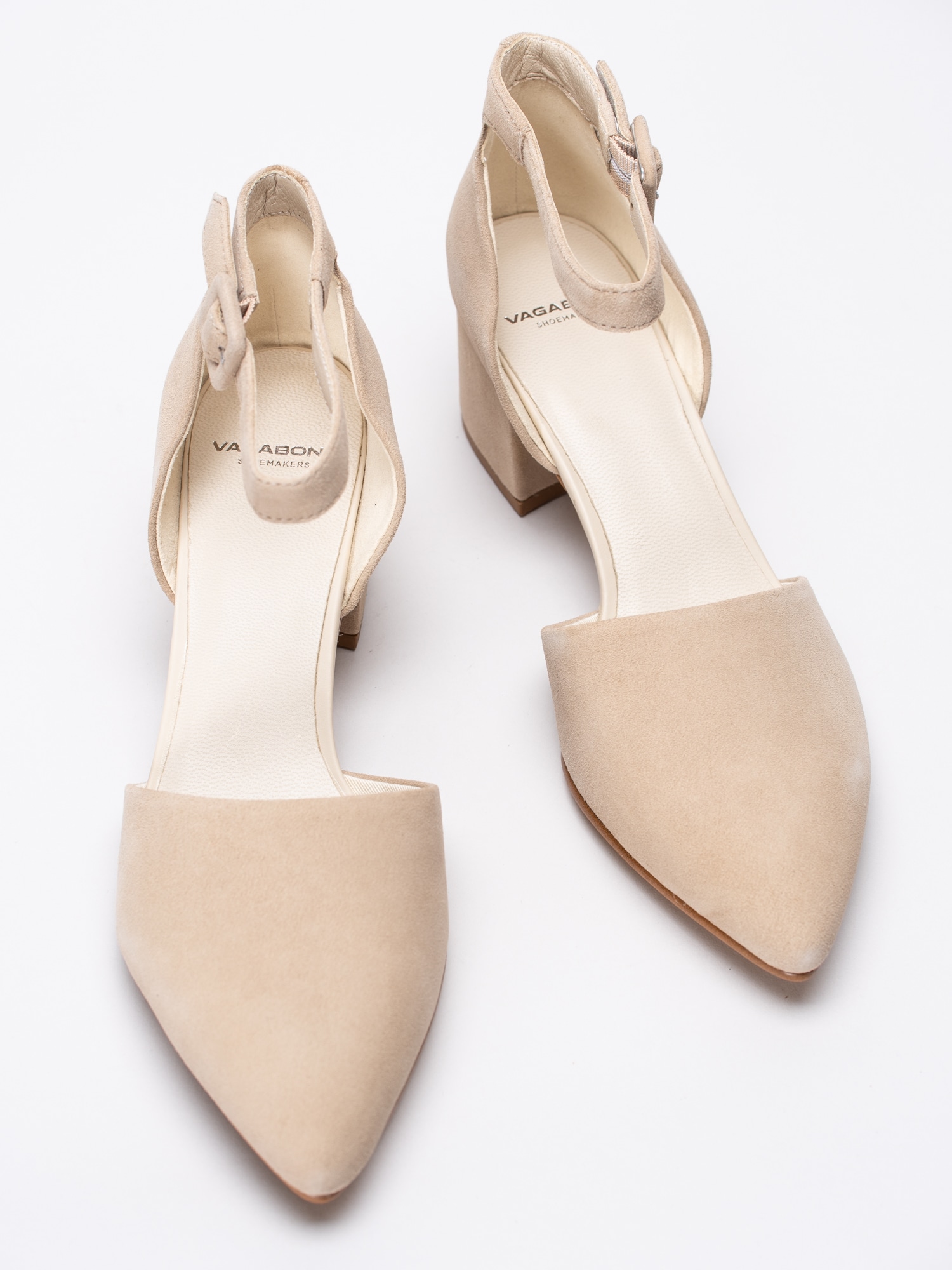 06191106 Vagabond Mya 4519-040-07 beige pumps med vristrem-6