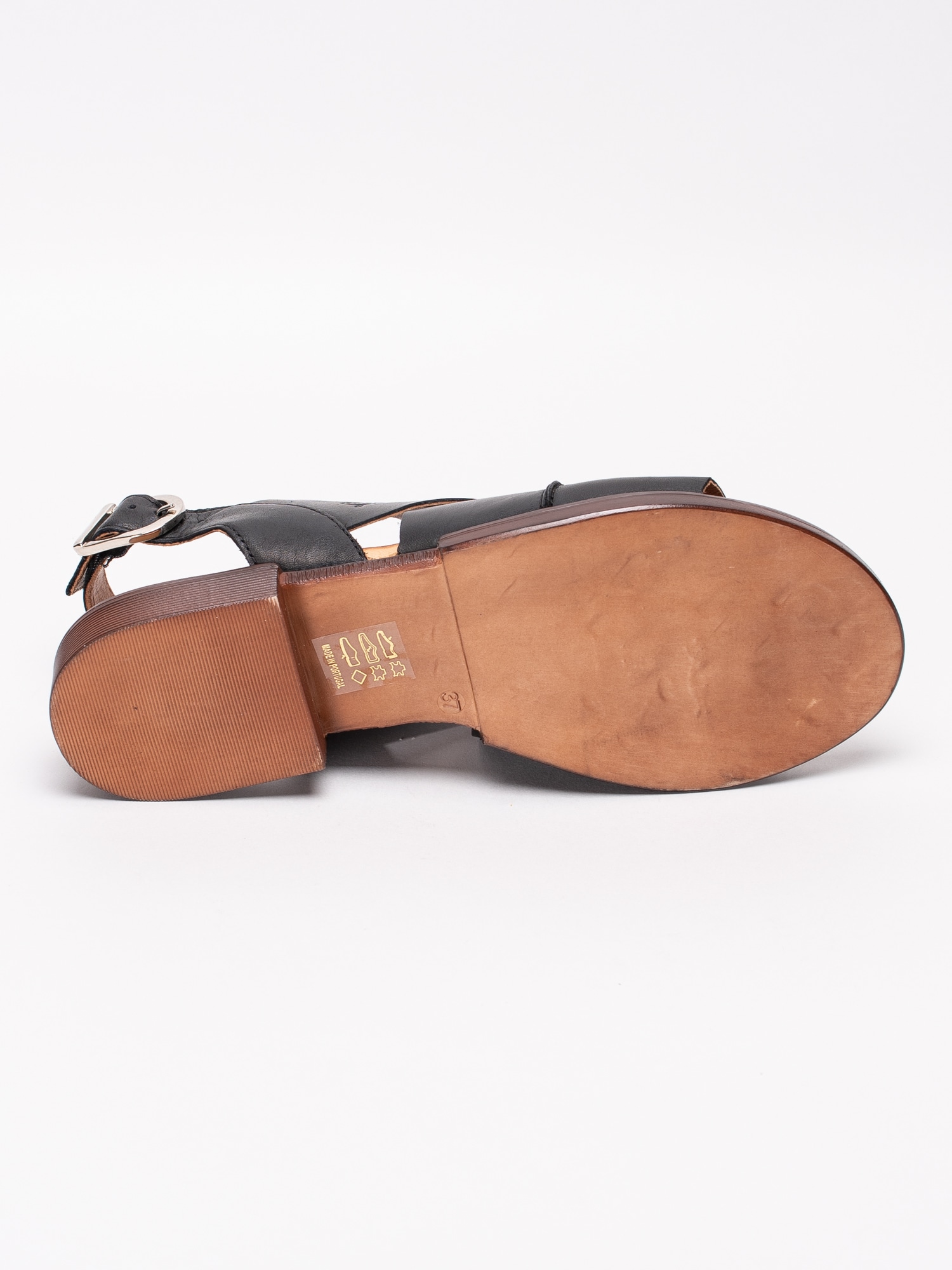 06191144 Rosa Negra 837-8577-101 svarta sandaler med breda band-5