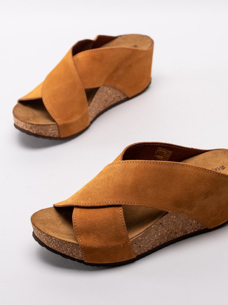 06201017 Copenhagen Shoes Frances 20 Suede CS2025-022 Bruna kilklackade slip in sandaler-6
