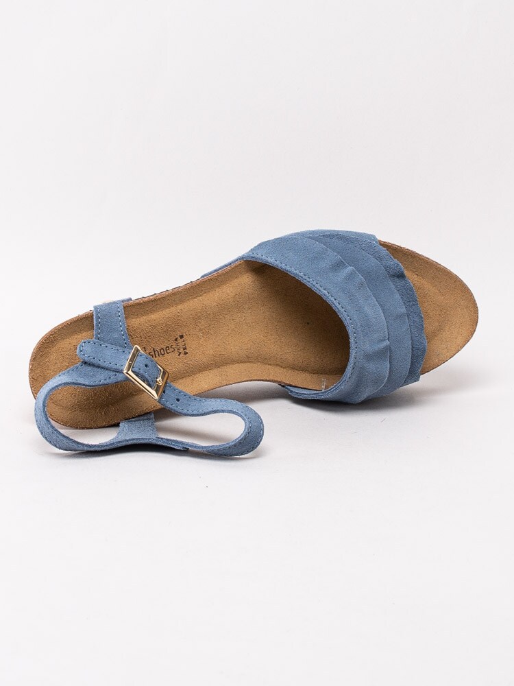 06201020 Copenhagen Shoes CS2026-0031 Blå kilklackade sandaletter för dam-4