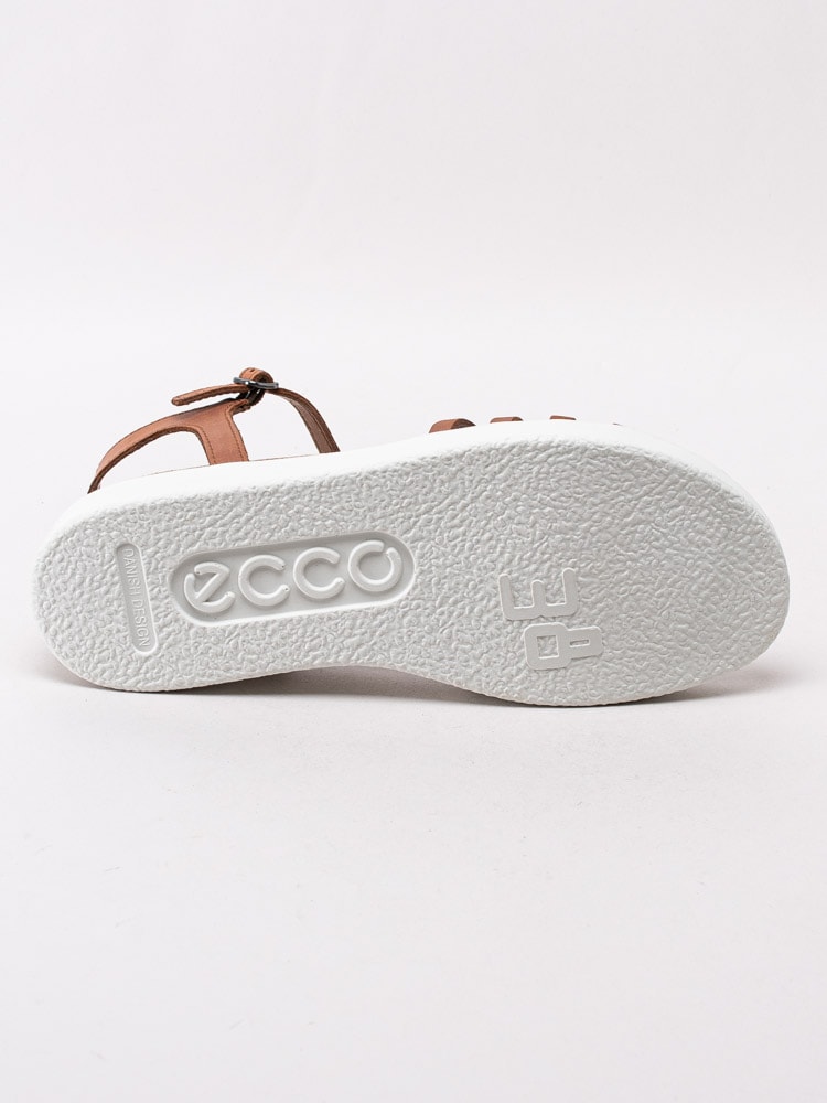 06201039 Ecco Corksphere Sandal 271833-01195 Bruna platåsandaler med tunna remmar-5