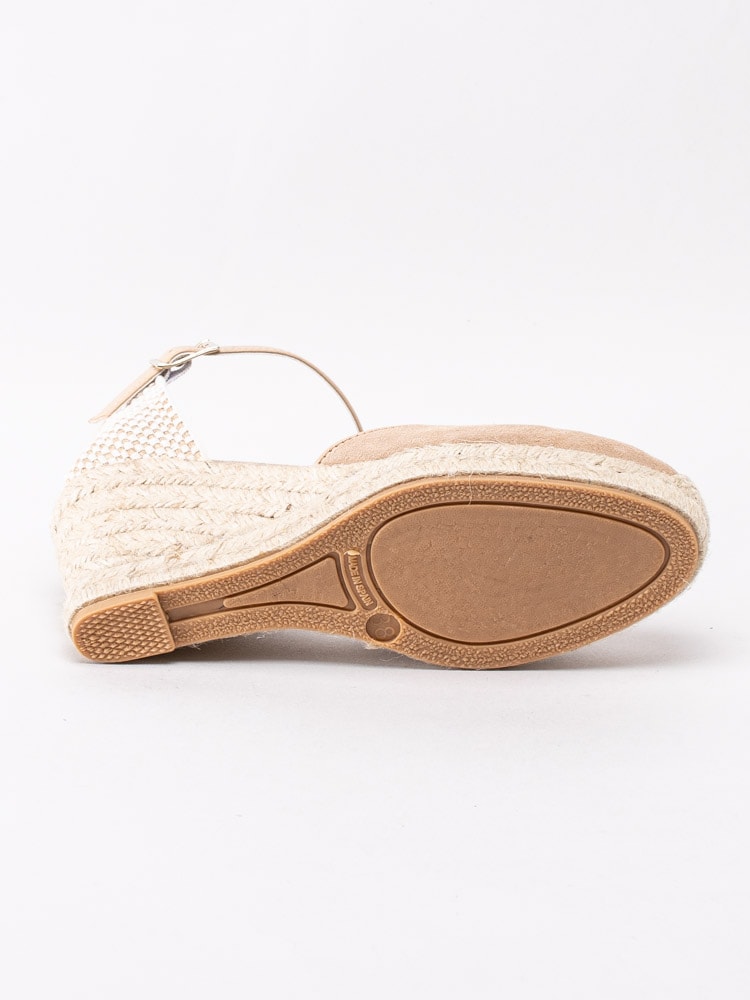 06201042 Ilse Jacobsen Espadrilles Wedge DAHLIA2110-180 Beige kilklackade espadrillos i mocka-5