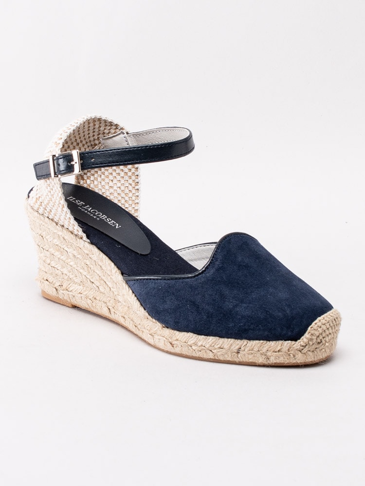 06201043 Ilse Jacobsen Espadrilles Wedge DAHLIA2110-600 Mörkblå kilklackade espadrillos-1