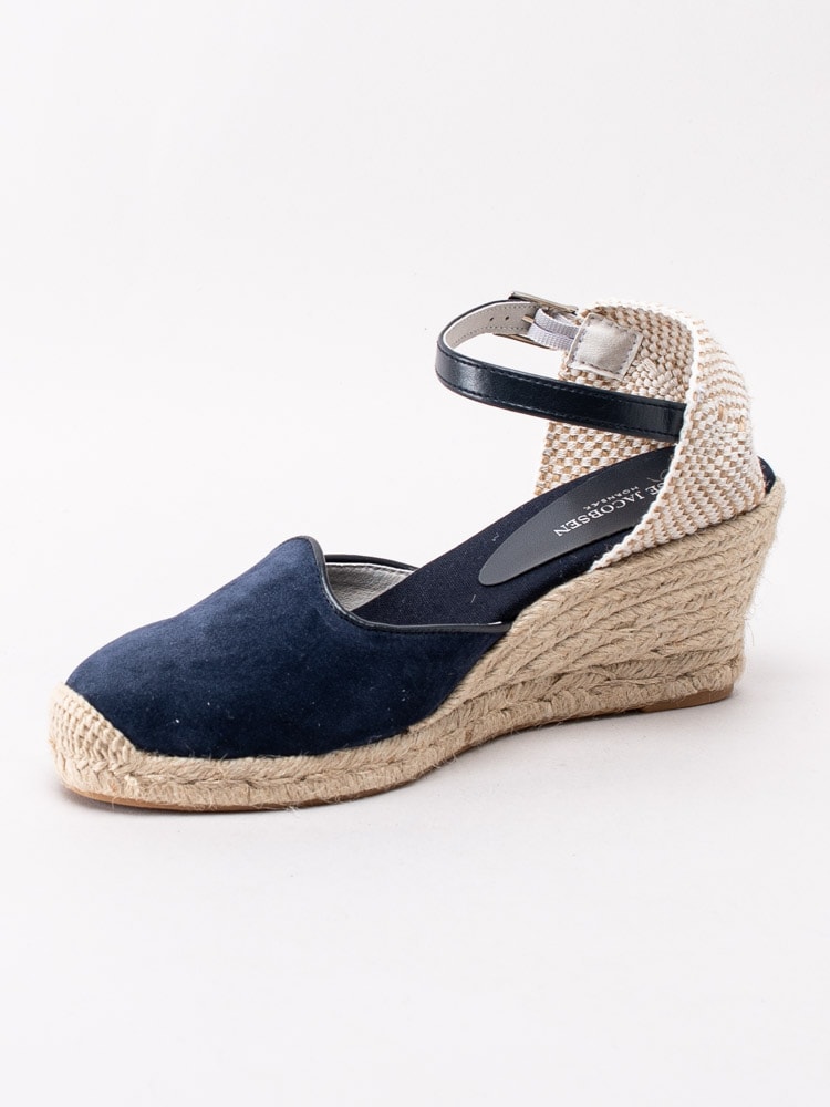 06201043 Ilse Jacobsen Espadrilles Wedge DAHLIA2110-600 Mörkblå kilklackade espadrillos-2