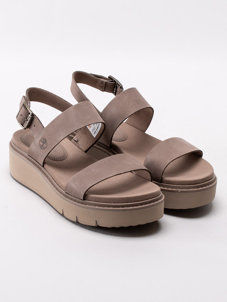 06201104 Timberland Safari Dawn CA274F Beige platåsandaletter med hälrem-3
