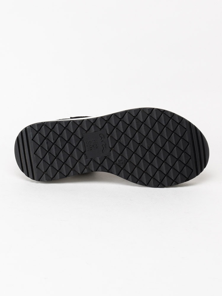 Ara - Oro S High Soft - Svarta sandaler i mocka