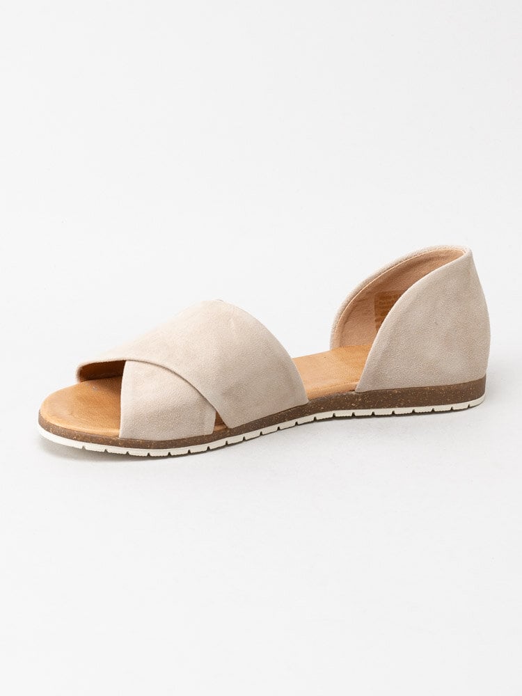 Apple of Eden - Chiusi - Ljusbeige sandaler i mocka