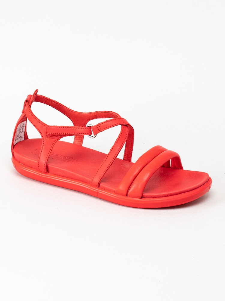 Ecco - Simpil Sandal - Röda remsandaler i skinn