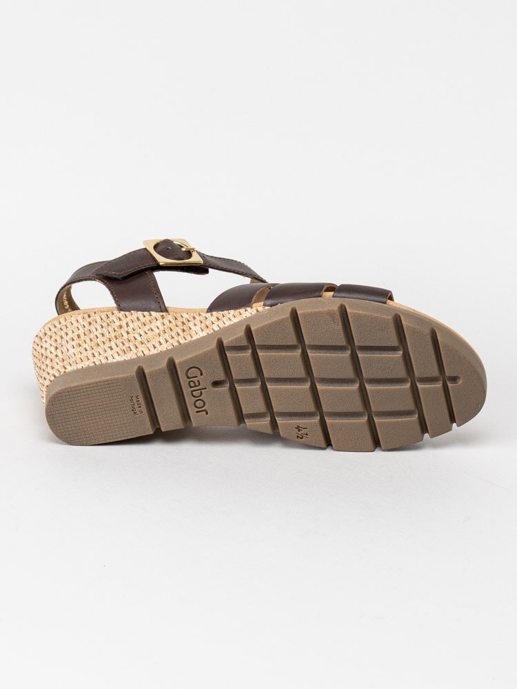 Gabor - Bruna sandaletter i skinn
