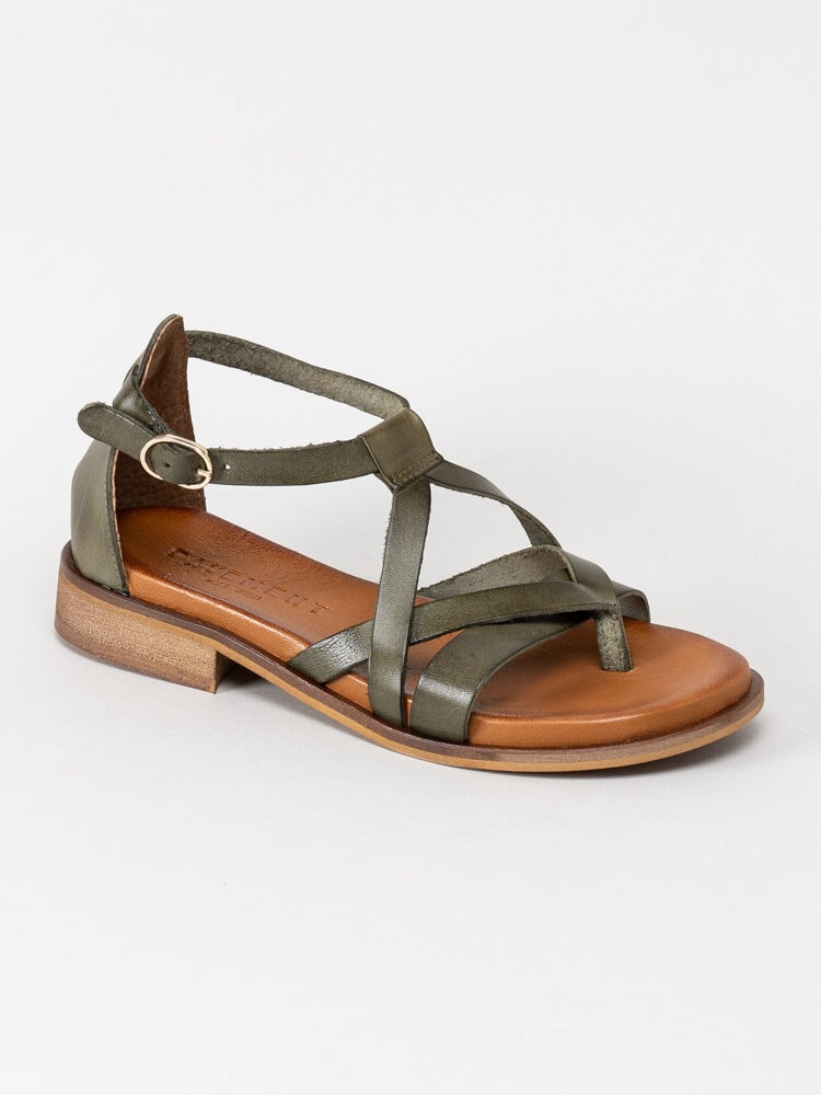Pavement - Githa - Khakifärgade sandaler i skinn