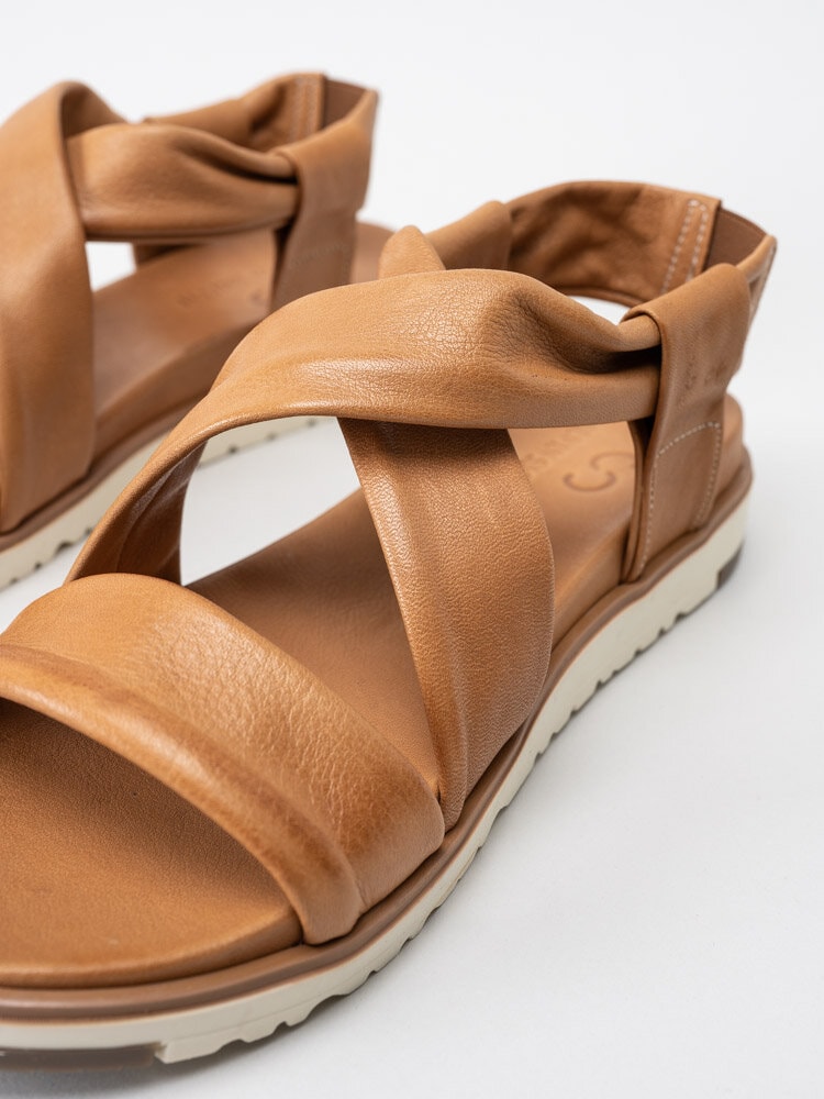 Calvin Smith - Bruna sandaler i skinn