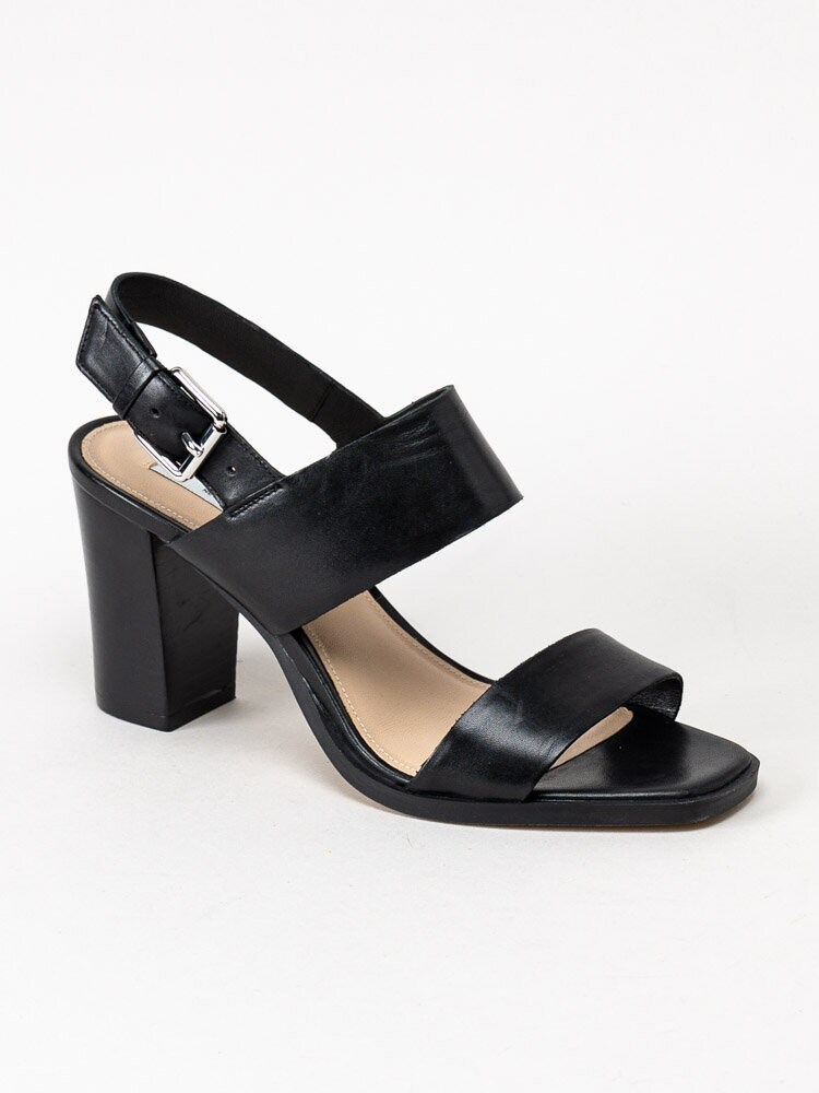 Steve Madden - Linn - Svarta sandaletter i skinn