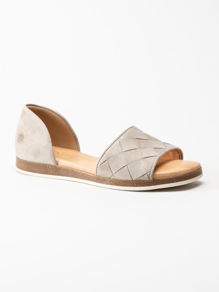 Apple of Eden - Camille - Beige sandalskor i mocka