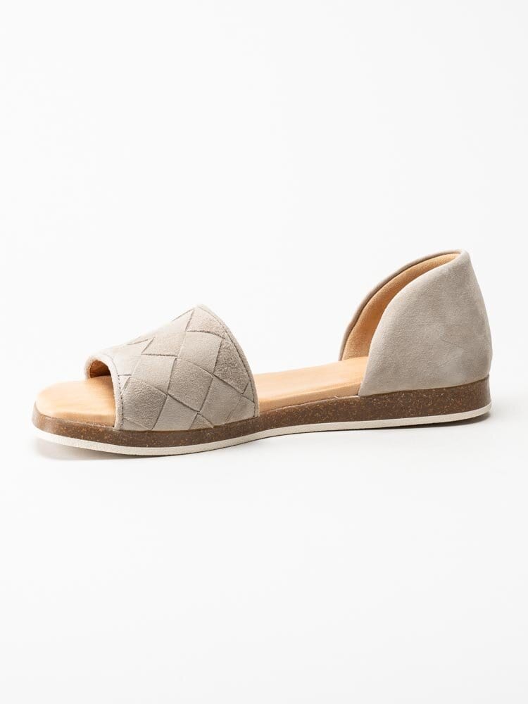 Apple of Eden - Camille - Beige sandalskor i mocka