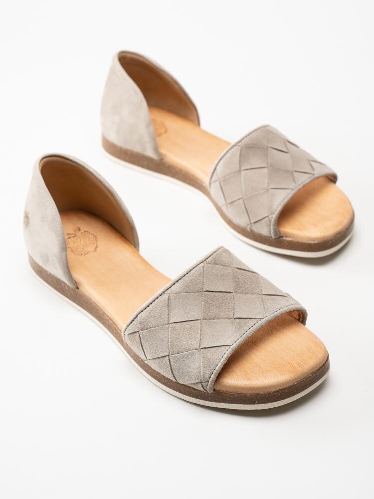 Apple of Eden - Camille - Beige sandalskor i mocka